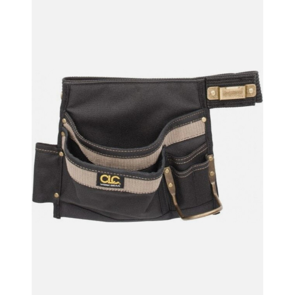 CLC 1245 46" Max Waste Tool Belt 6 Pocket, 2" Wide, Tan/Black, Polyester